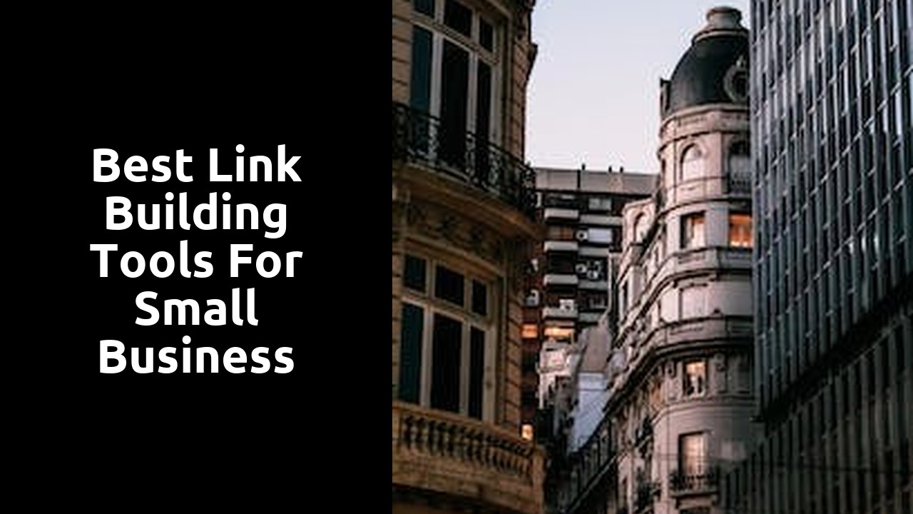 best link building tools for small business