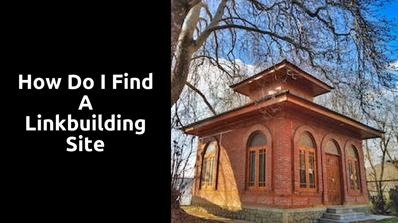 how do i find a linkbuilding site