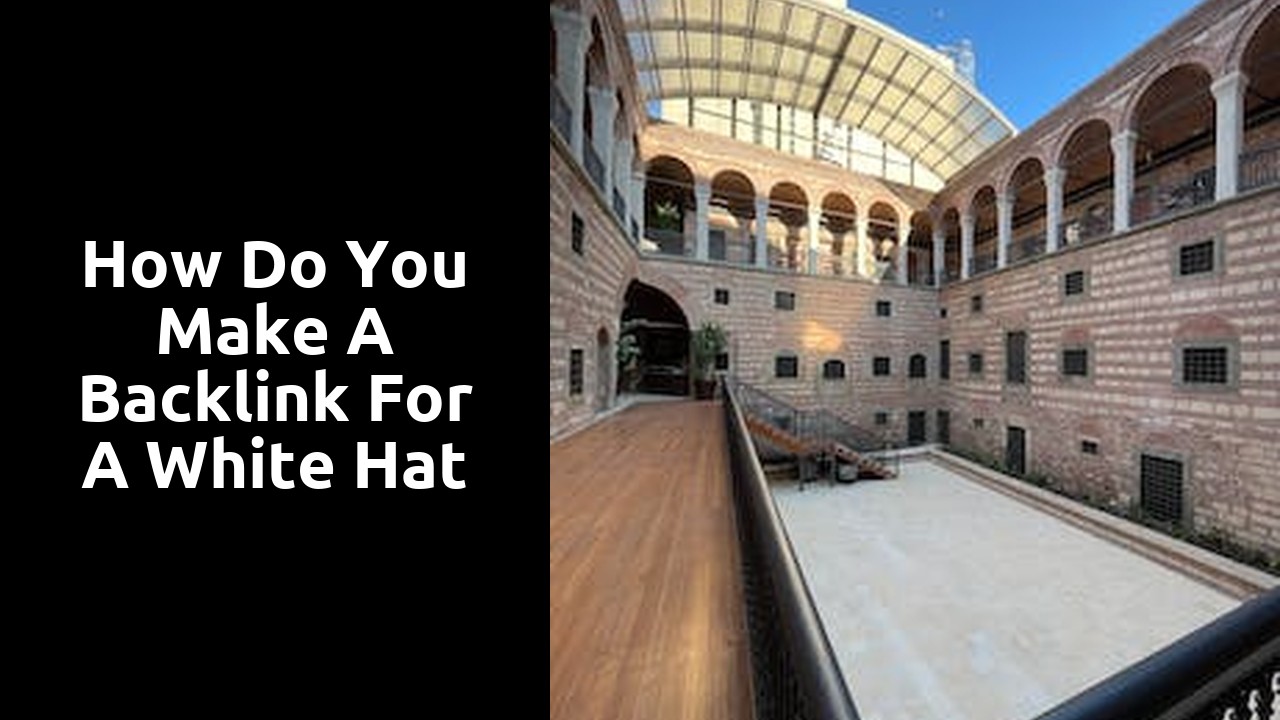 how do you make a backlink for a white hat
