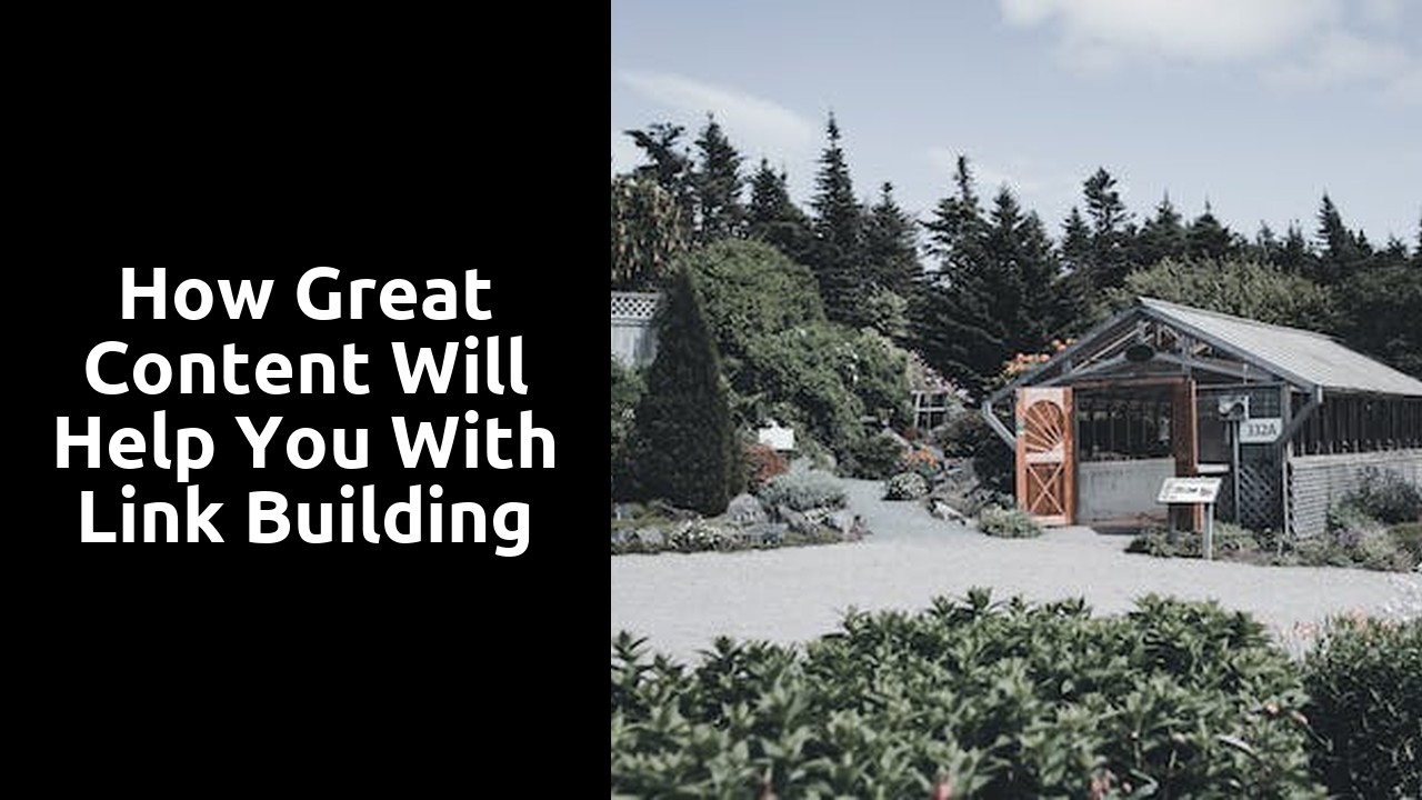how great content will help you with link building