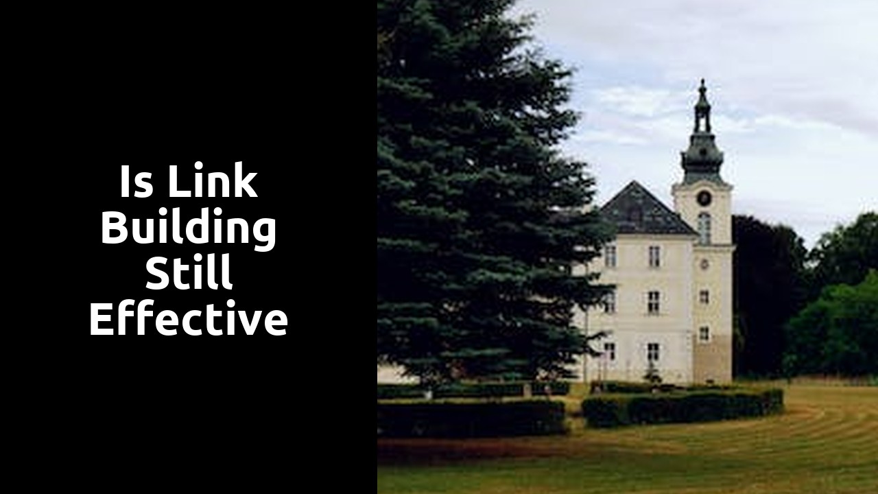 is link building still effective