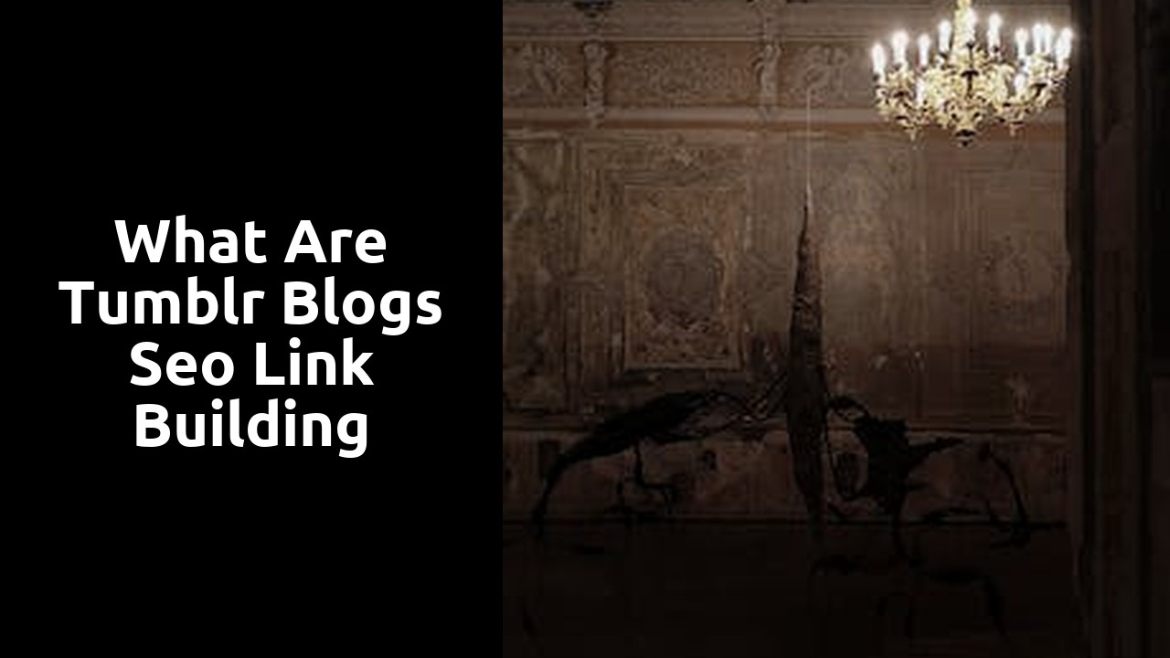 what are tumblr blogs seo link building