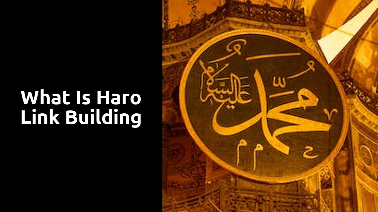 what is haro link building