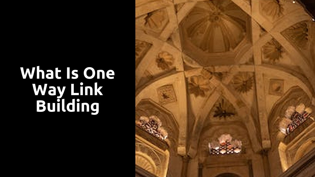 what is one way link building