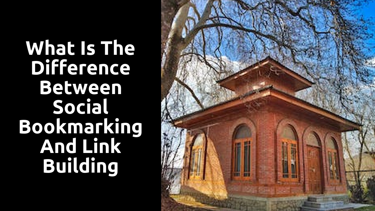what is the difference between social bookmarking and link building